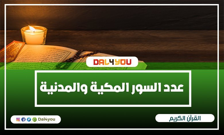 عدد السور المكية والمدنية - ماهي السور المدنية والسور المكية | dal4you