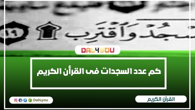 كم عدد السجدات فى القرأن وسجود التلاوة وانواعها