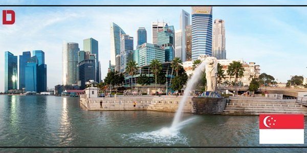 أفضل أماكن سياحية في سنغافورة : منظر نهاري لمنتزه ميرليون