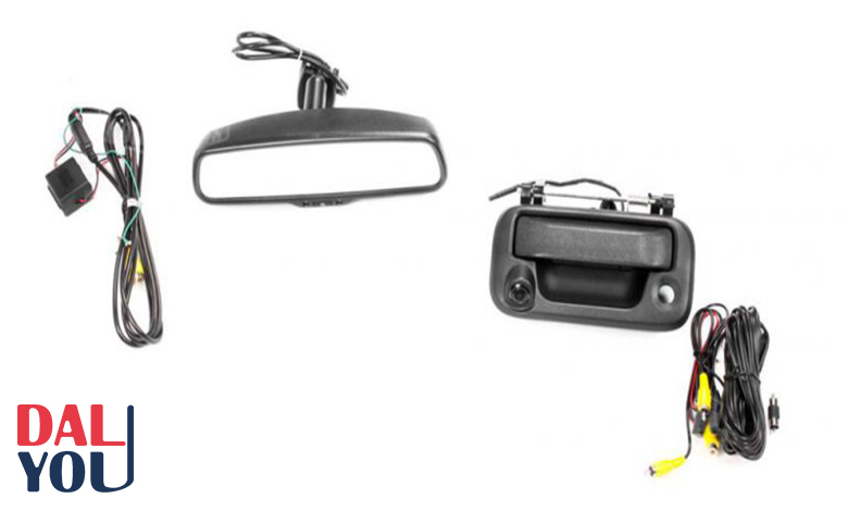 كاميرا Crimestopper Tailgate Rearview Camera With Mirror Display كاميرا Crimestopper Tailgate Rearview Camera With Mirror Display