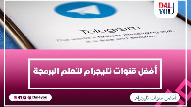 أفضل قنوات تليجرام لتعلم البرمجة