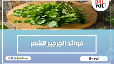 فوائد الجرجير للشعر