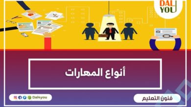 أنواع المهارات