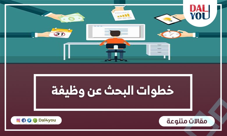 خطوات البحث عن وظيفة