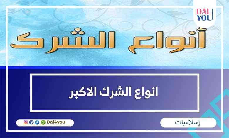 من أنواع الكفر الأصغر